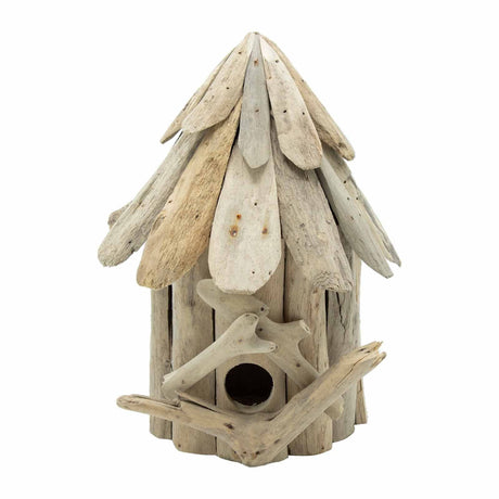 Driftwood Wall Hanging Birdhouse Handmade In Indonesia - SHAMTAM.COM