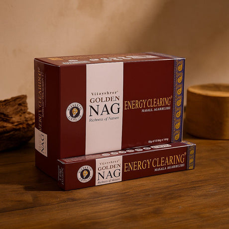 Energy Clearing Incense Sticks 15g Golden Nag - SHAMTAM.COM