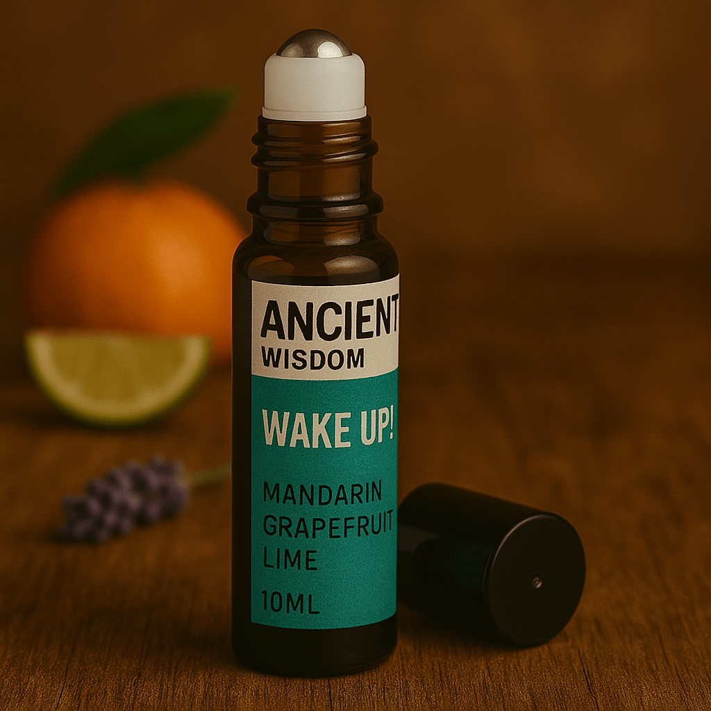 Essential Oil Blend - Wake up! Roll On 10ml - SHAMTAM.COM