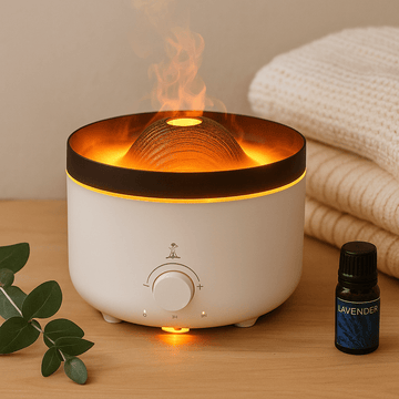 Essential Oil Diffuser Humidifier Volcano Effect 560ml - SHAMTAM.COM