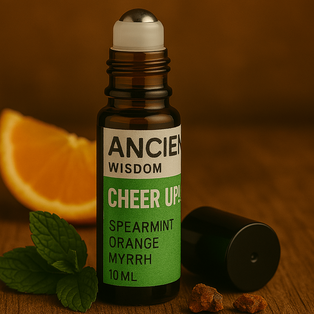 Essential Oil Blend - Cheer Up! Roll On 10ml - SHAMTAM.COM