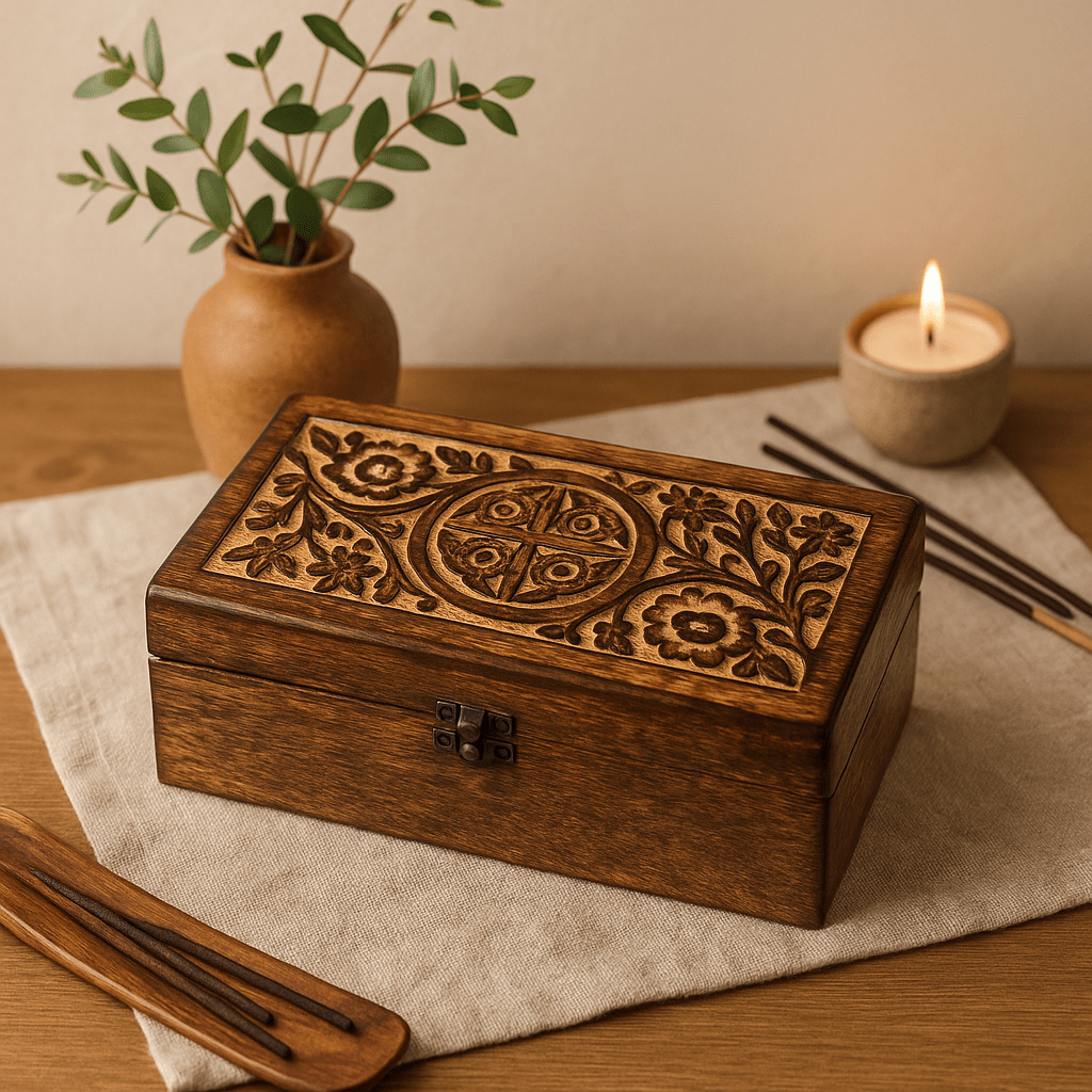 Essential Oil Storage Box, Holds 25 10ml Bottles - SHAMTAM.COM