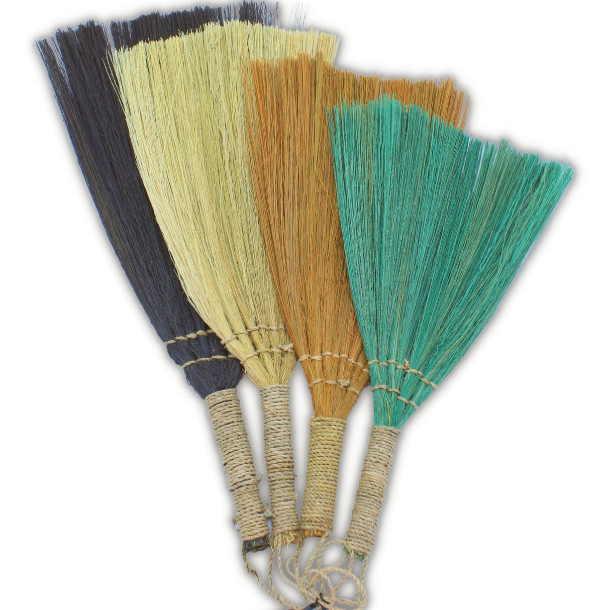 Fan Broom 4 - Pack Assorted Colors and Sizes - SHAMTAM.COM