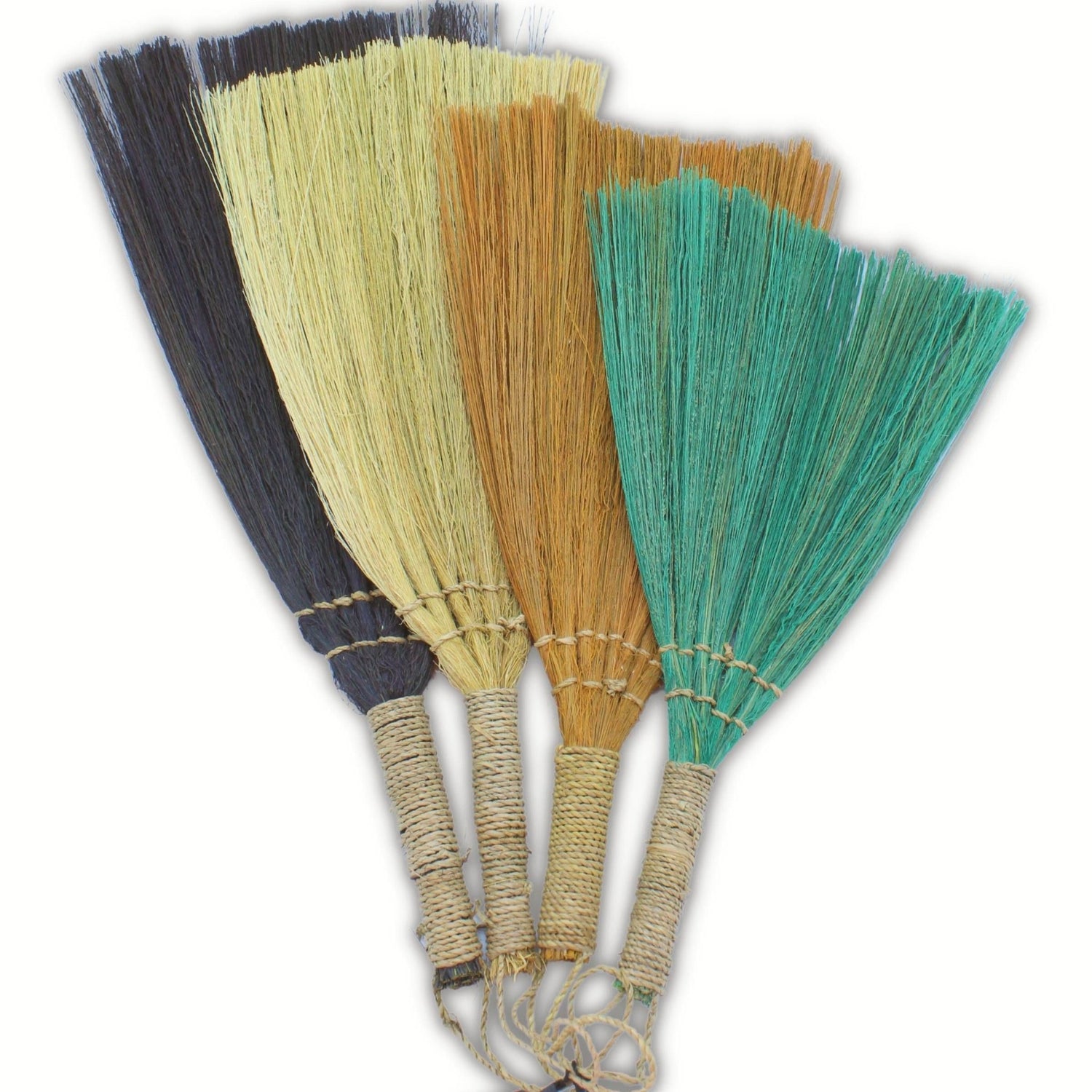 Fan Broom 4 - Pack Assorted Colors and Sizes - SHAMTAM.COM