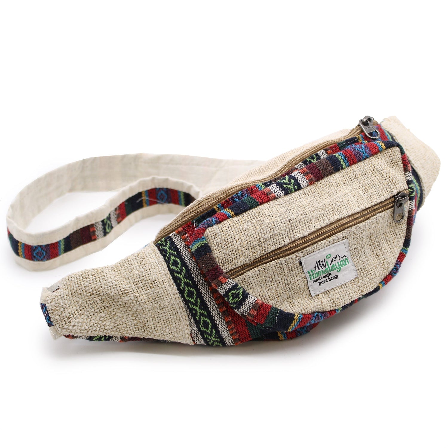 Fanny Pack Bum Bag - Hemp & Cotton (asst) - SHAMTAM.COM