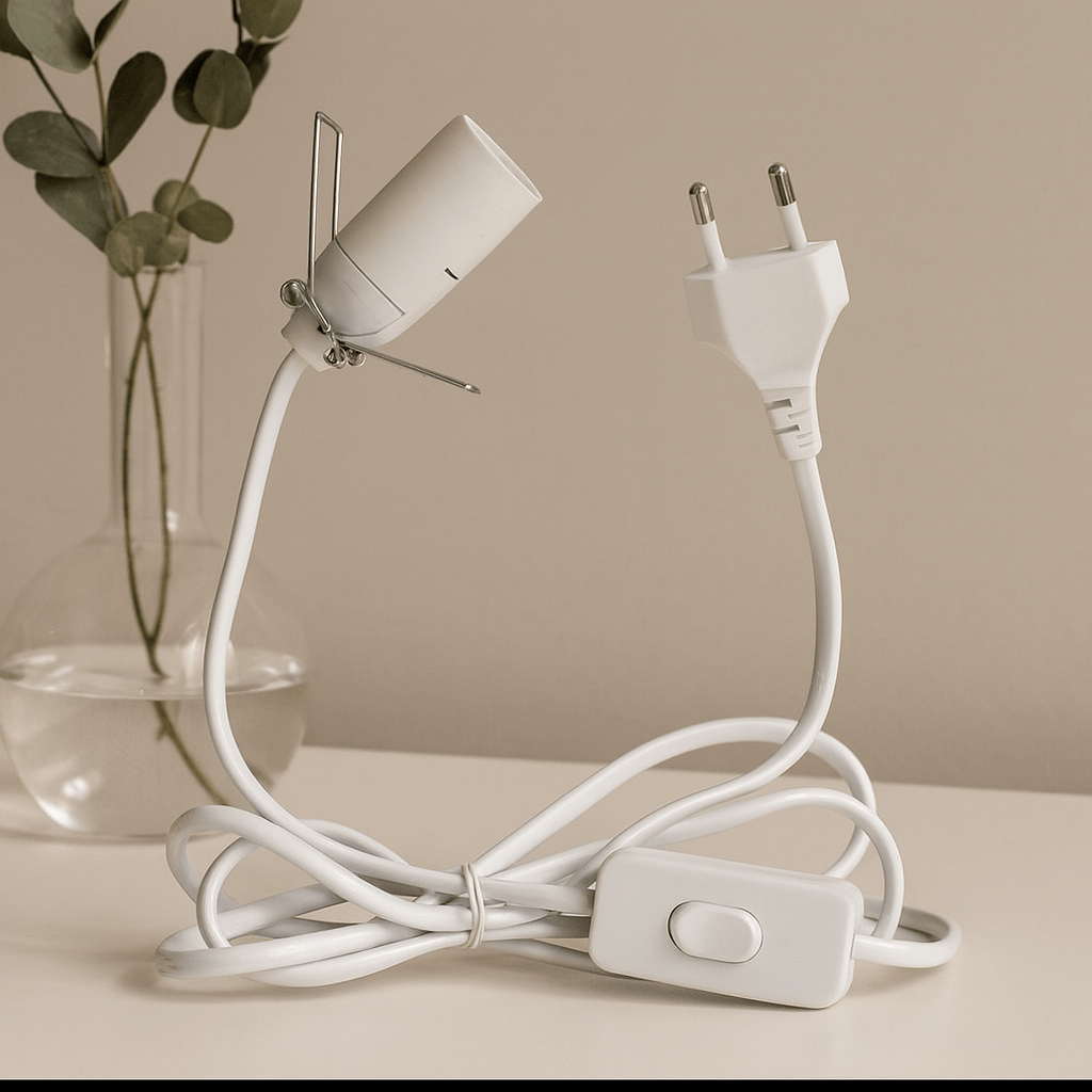 Fitting Cable White 1.5m EU - SHAMTAM.COM