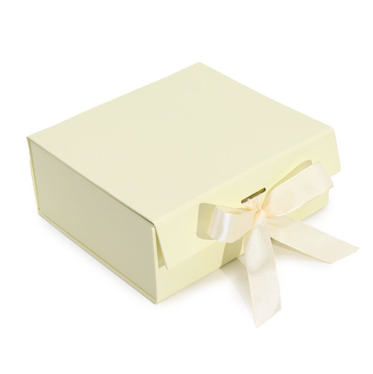 Flat Pack Gift Box - Medium Square (20x18.2x8cm) - Ivory - SHAMTAM.COM