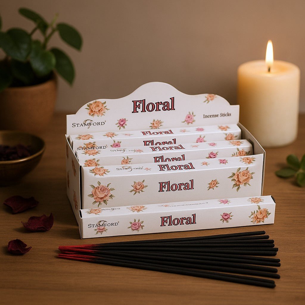 Floral Incense Sticks, Pack of 20 Stamford - SHAMTAM.COM