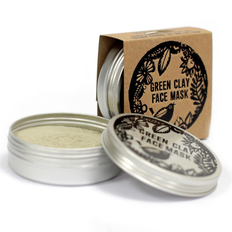 French Green Clay Facial Mask 80g - SHAMTAM.COM