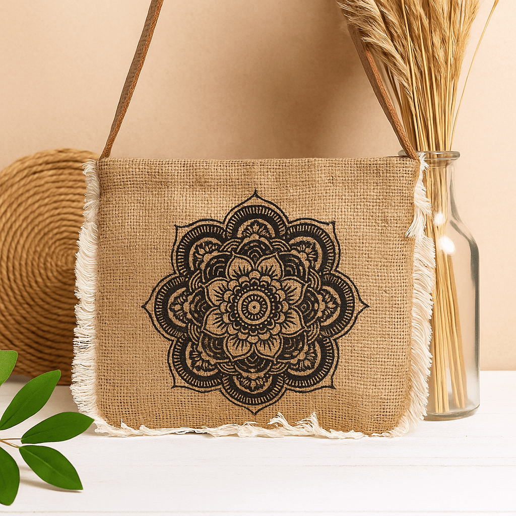 Fringe Bag, Mandela Print - SHAMTAM.COM