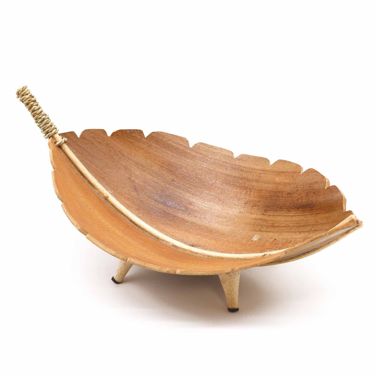 Coconut Leaf Large Fruit Bowl - Natural - SHAMTAM.COM