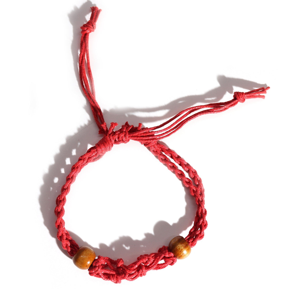 Gemstone Bracelet Cord - Red - SHAMTAM.COM