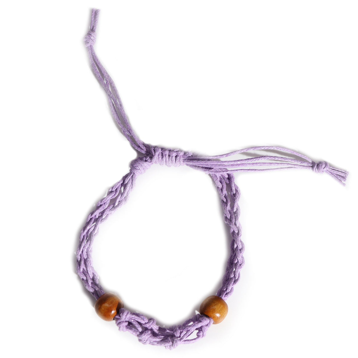 Gemstone Bracelet Cord - Purple - SHAMTAM.COM