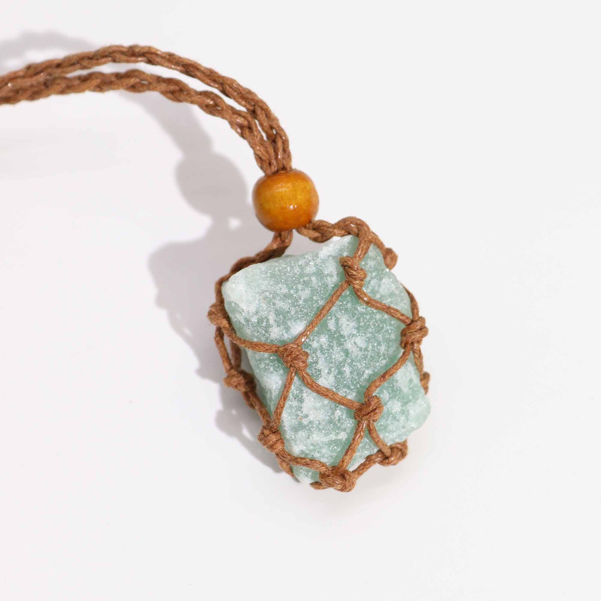 Gemstone Necklace Cord - Brown - SHAMTAM.COM