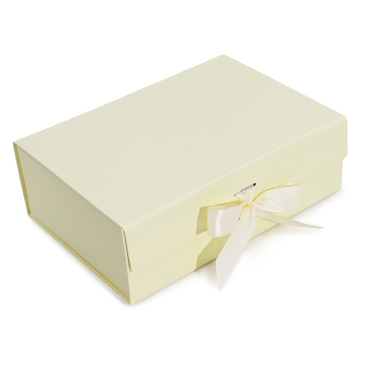 Flat Pack Gift Box - Large (28.2x20.2x9.2cm) - Ivory - SHAMTAM.COM