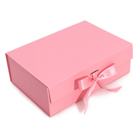 Flat Pack Gift Box - Large (28.2x20.2x9.2cm) - Pink - SHAMTAM.COM