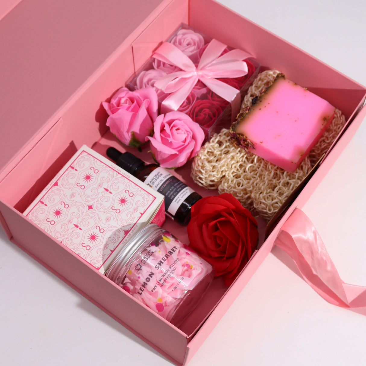 Flat Pack Gift Box - Large (28.2x20.2x9.2cm) - Pink - SHAMTAM.COM