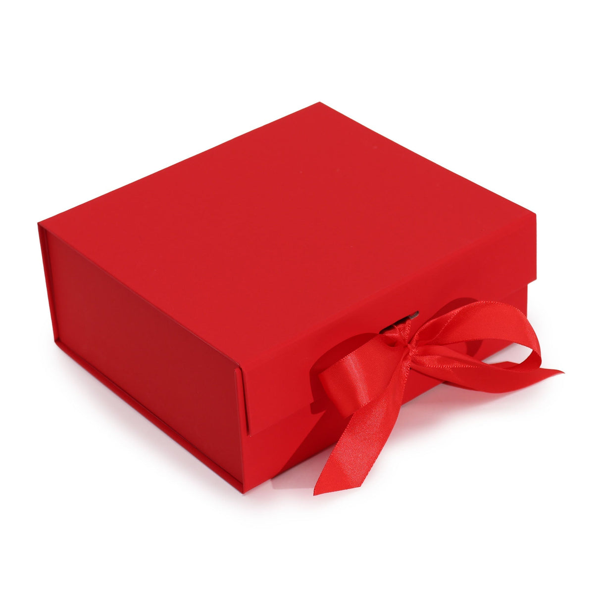 Flat Pack Gift Box - Medium Square (20x18.2x8cm) - Red - SHAMTAM.COM