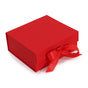 Flat Pack Gift Box - Medium Square (20x18.2x8cm) - Red - SHAMTAM.COM