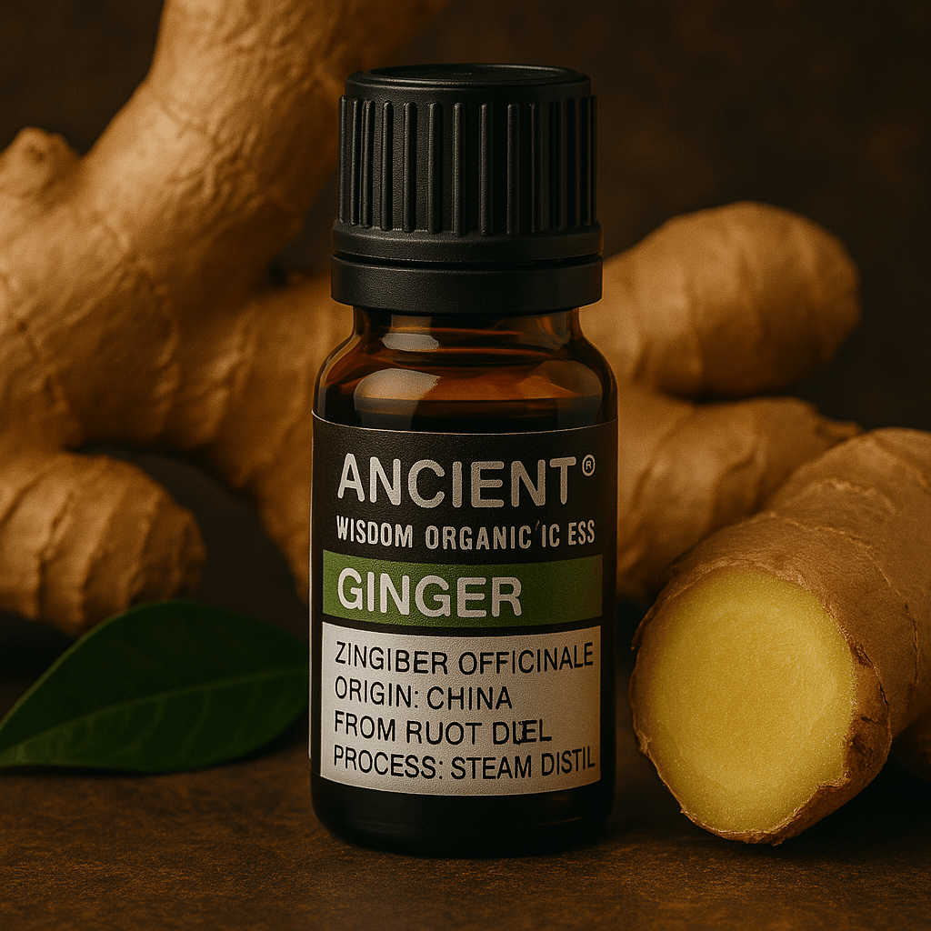 Ginger Essential Oil Organic 10ml - SHAMTAM.COM