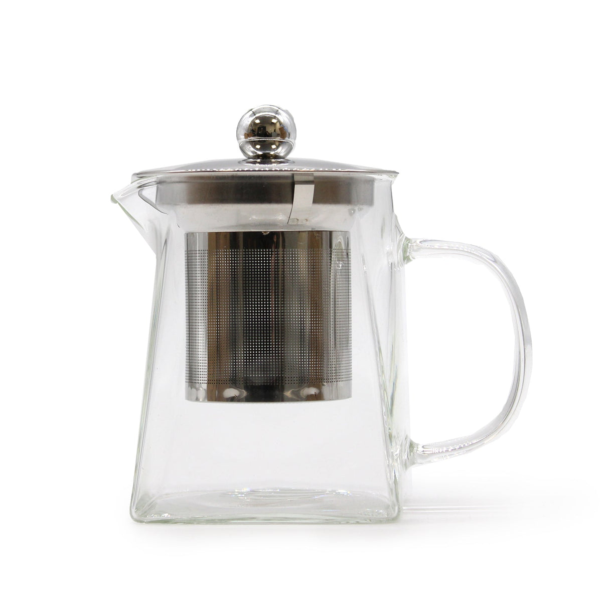 Glass Infuser Teapot - Tower Shape - 350ml - SHAMTAM.COM