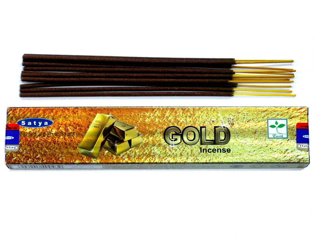 Gold Incense - Satya 15g - SHAMTAM.COM