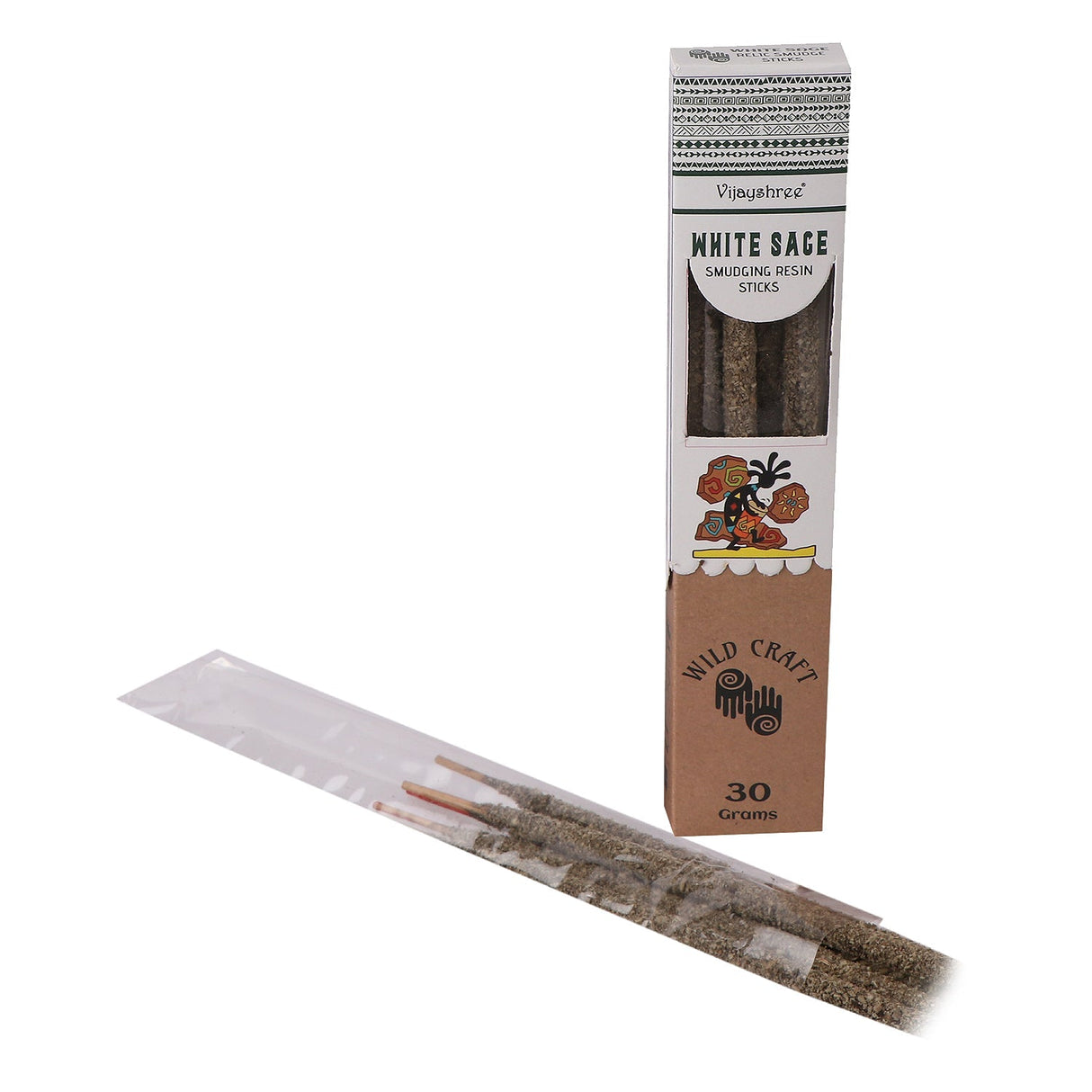 30g Golden White Sage Smudging Resin Sticks - SHAMTAM.COM