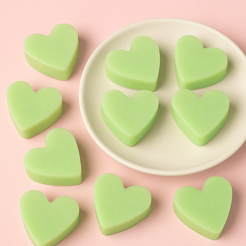 Heart Guest Soap - Green Tea (10 pcs) - SHAMTAM.COM