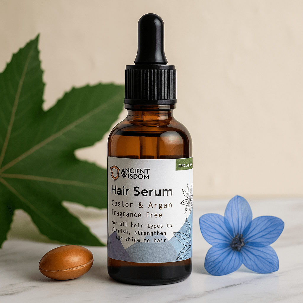 Hair Serum Organic Fragrance Free 30ml - SHAMTAM.COM