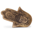 Long Tray 30x20.5x2.5cm - Hamsa Shape with Buddha Black Engraved - SHAMTAM.COM