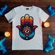 Hamsa T-Shirt: Unisex Design for Spiritual Protection - SHAMTAM.COM