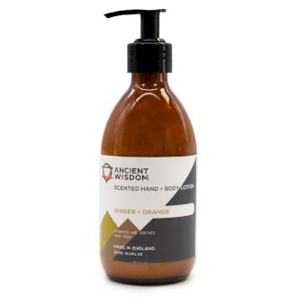 Hand and Body Lotion, Ginger and Orange 300ml - SHAMTAM.COM