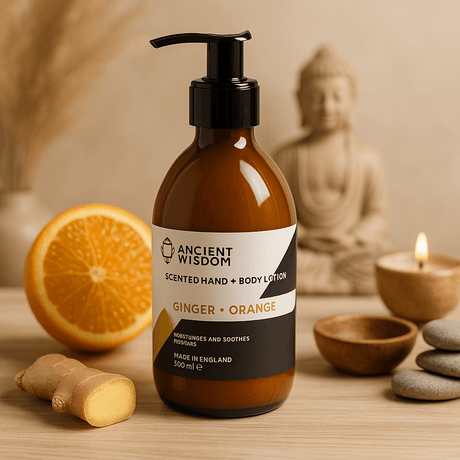 Hand and Body Lotion, Ginger and Orange 300ml - SHAMTAM.COM