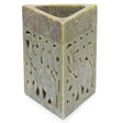 Handcrafted Triangle Soapstone Oil Burner with Elephant Carvings – Aromatherapy Essential, Made in India - SHAMTAM.COM