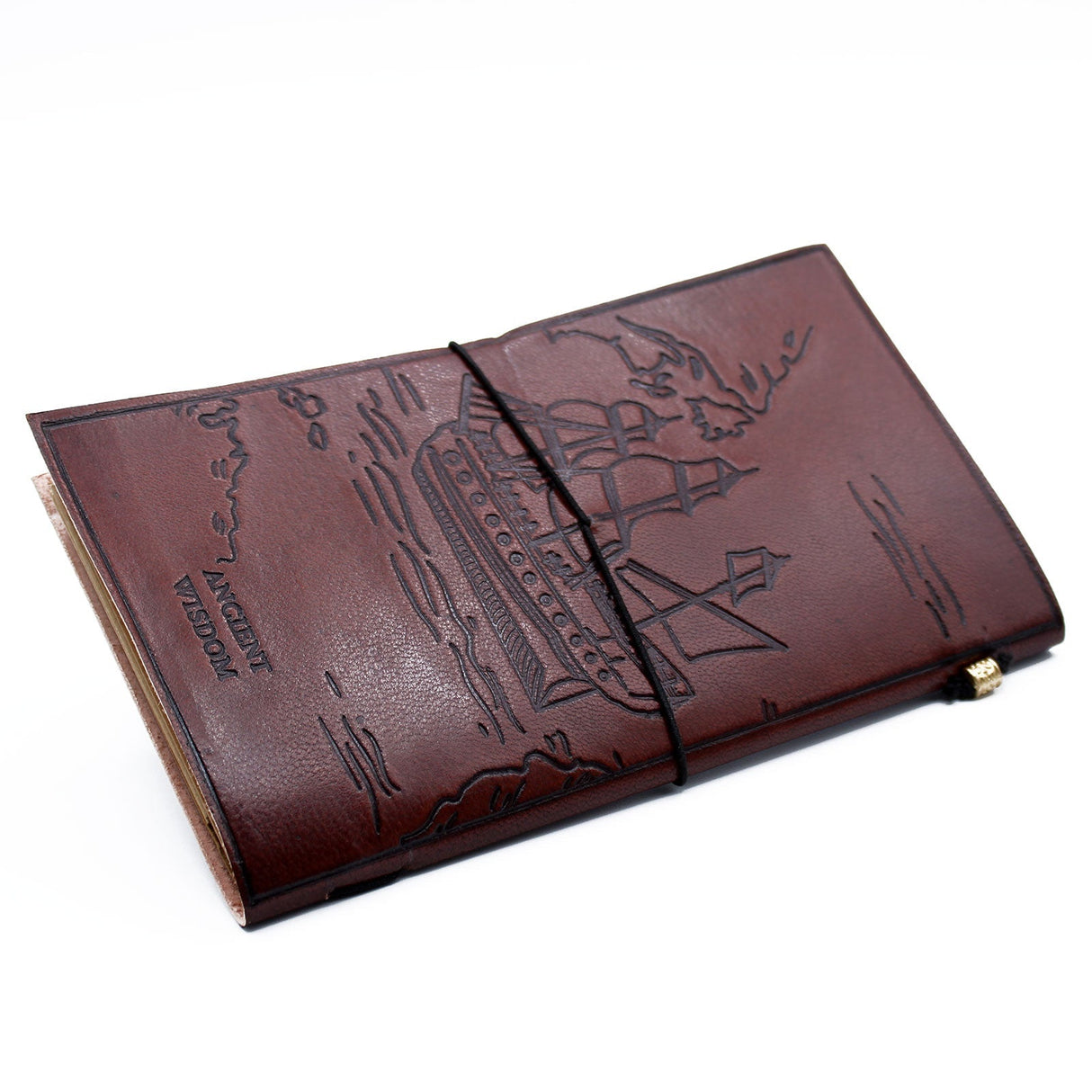 Handmade Leather Journal - Our Family Adventure Book - Brown (80 pages) - SHAMTAM.COM
