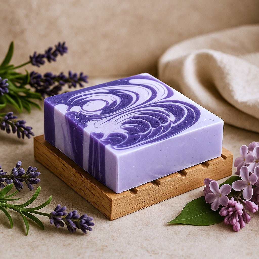 Handmade Soap Loaf Lilac 1.2 kg - SHAMTAM.COM