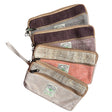 Himalaya Hemp Phone and Tobacco Zip Pouch - Assorted Designs with Wrist Strap for Cosmetics and Accessories - SHAMTAM.COM