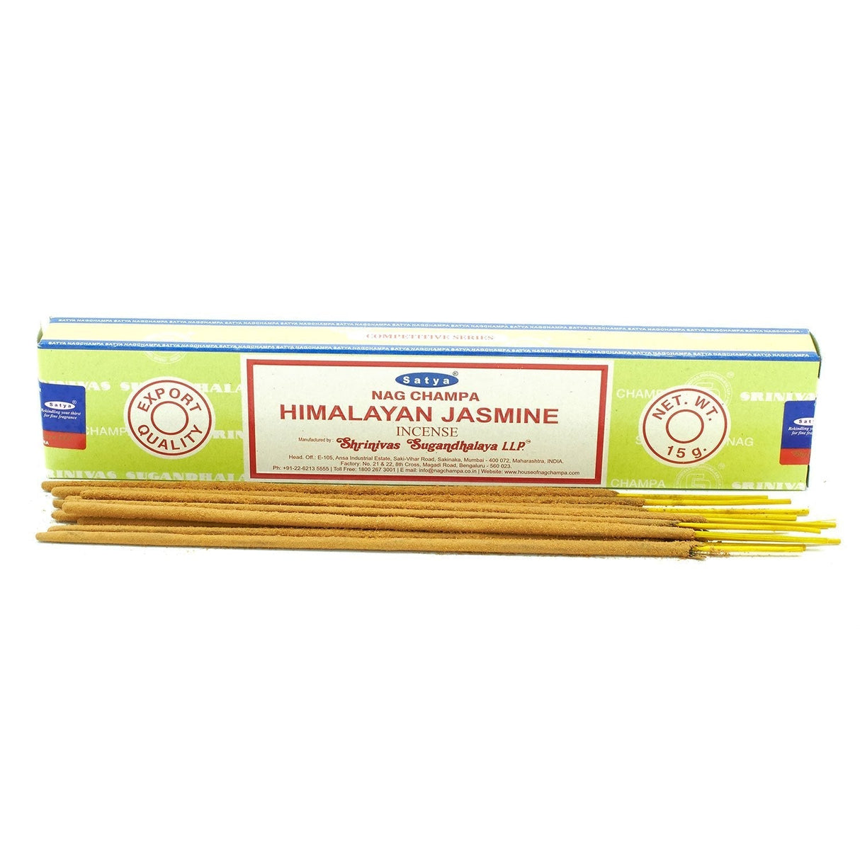 Himalayan Jasmine Incense - Satya 15g - SHAMTAM.COM