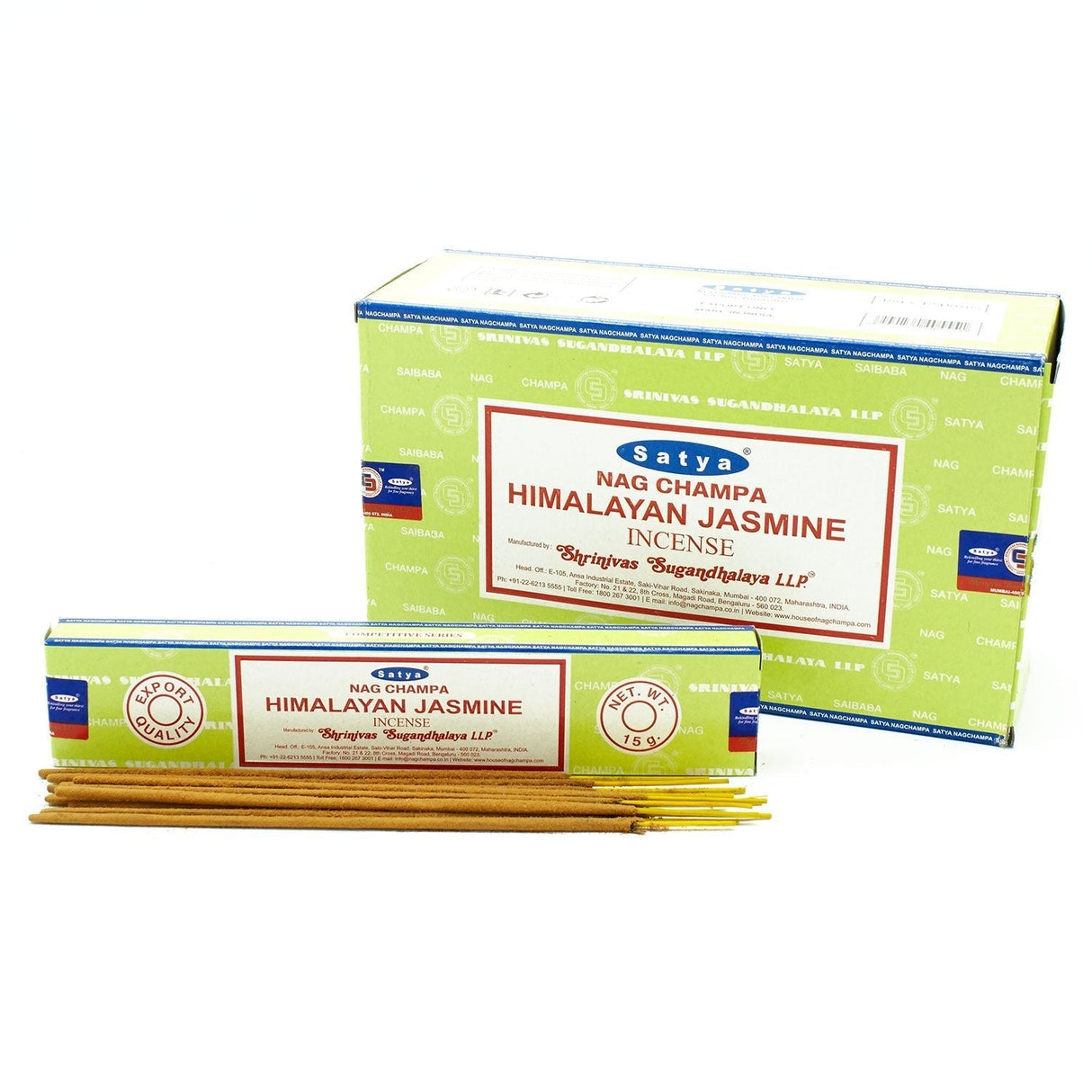 Himalayan Jasmine Incense - Satya 15g - SHAMTAM.COM