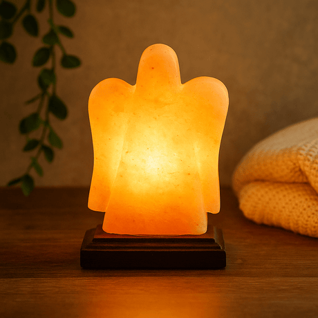 Himalayan Salt Lamp Angel Figure - SHAMTAM.COM