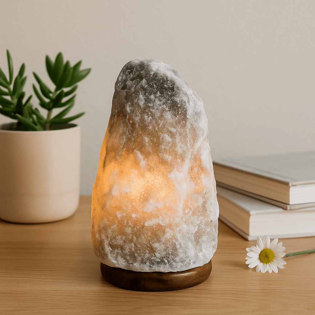 Himalayan Salt Lamp Grey 3 - 5 kg - SHAMTAM.COM