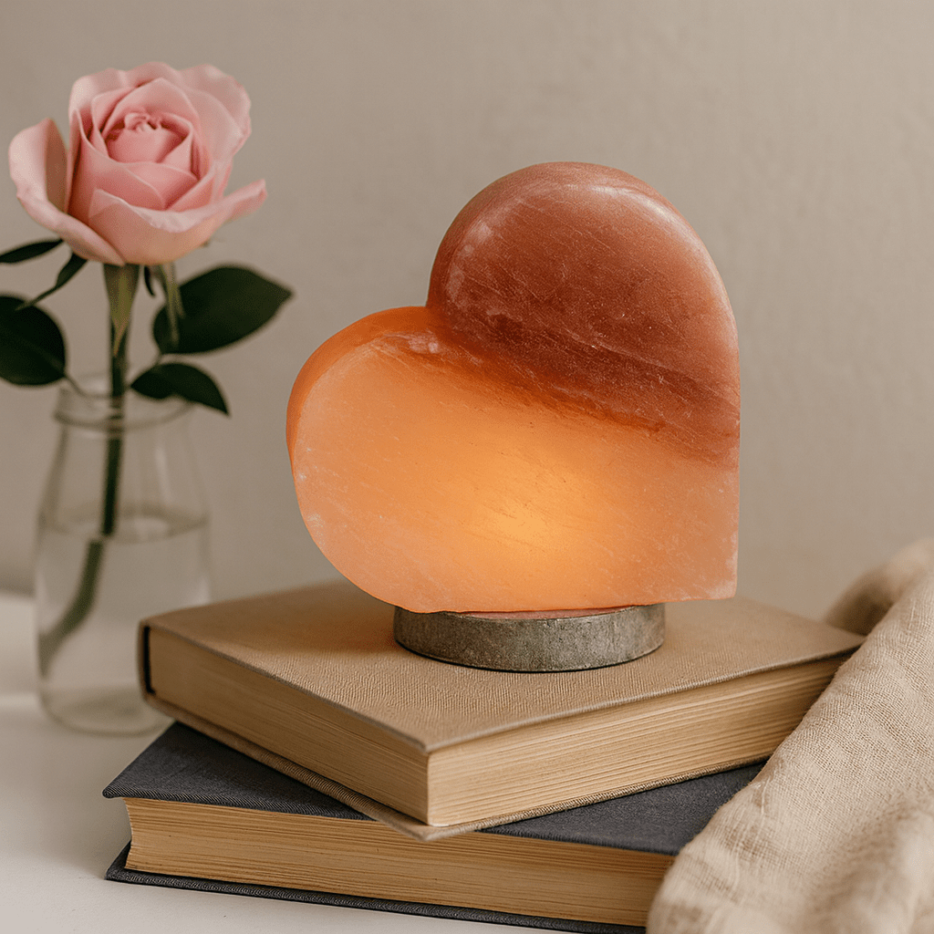 Himalayan Salt Lamp Heart Shaped - SHAMTAM.COM
