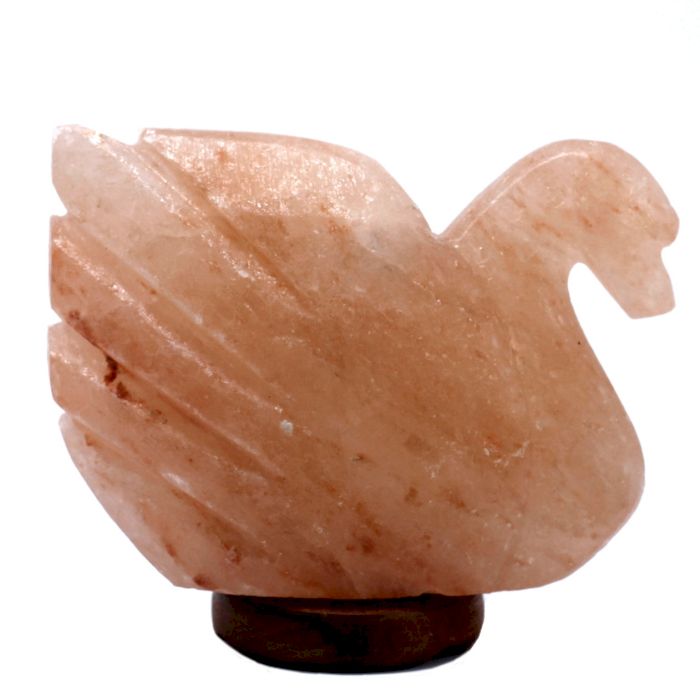 Himalayan Salt Lamp With Bulb 3x5x7 Inches Swan - SHAMTAM.COM
