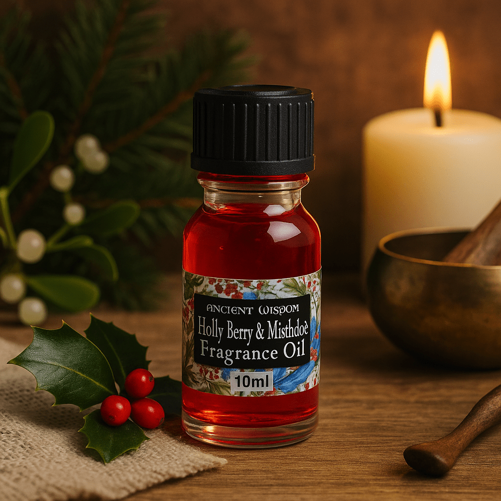 Holly Berry and Mistletoe Fragrance Oil 10ml - SHAMTAM.COM