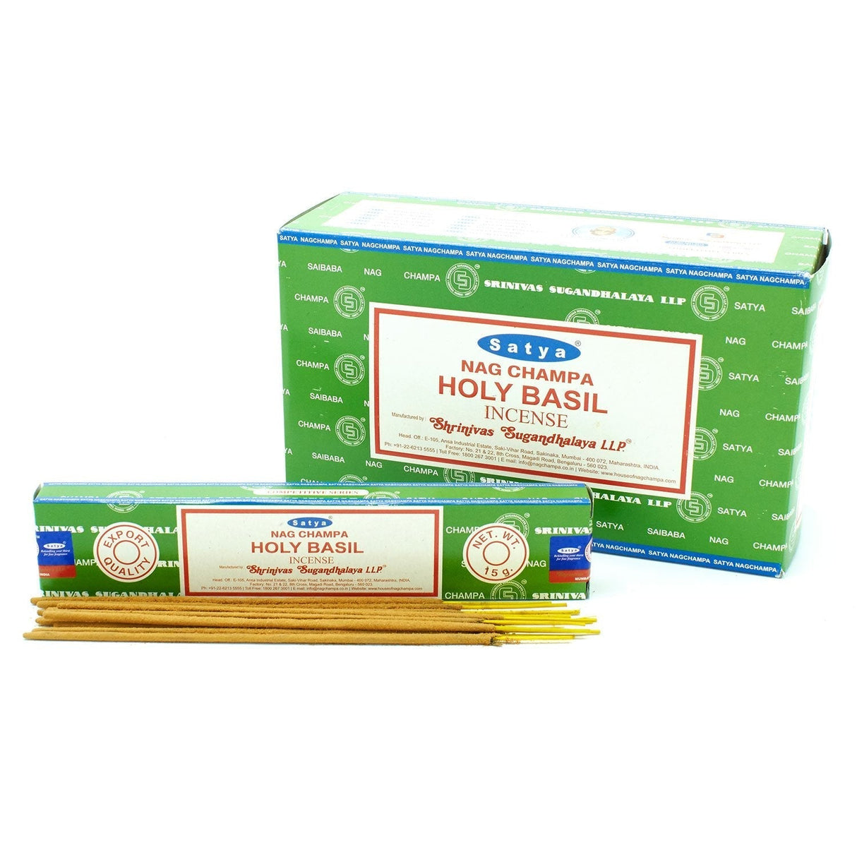 Holy Basil Incense - Satya 15g - SHAMTAM.COM