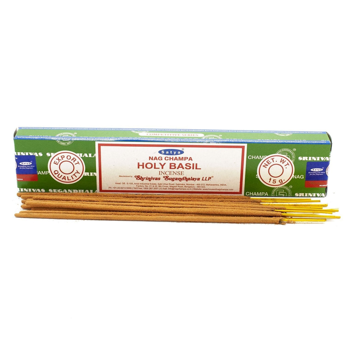 Holy Basil Incense - Satya 15g - SHAMTAM.COM