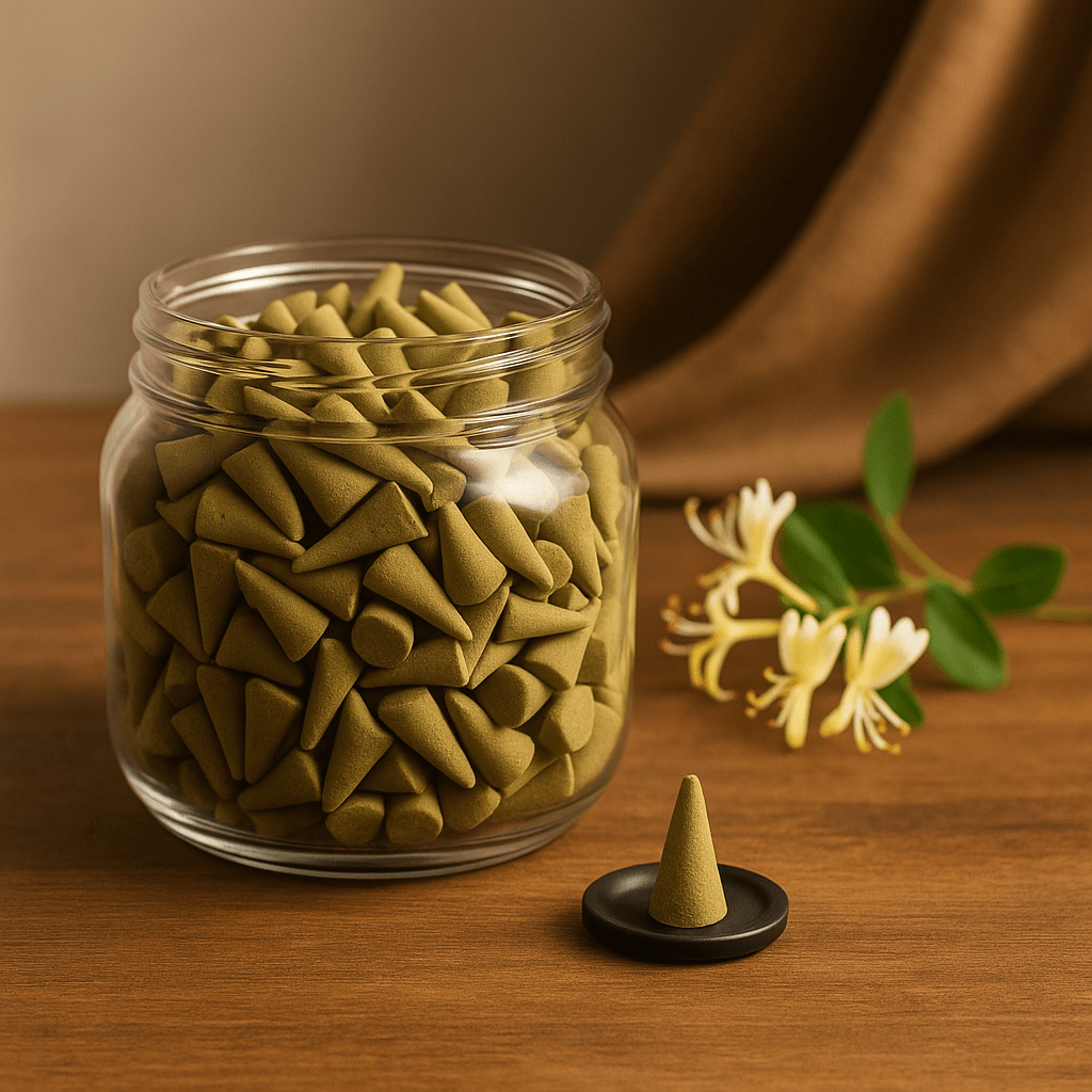 Honeysuckle Incense Cones 850 Pieces - SHAMTAM.COM