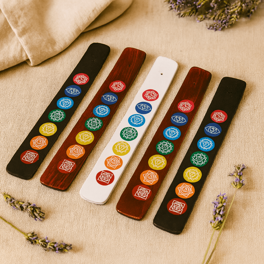 Incense Ash Catcher Chakra Assorted Colours - SHAMTAM.COM