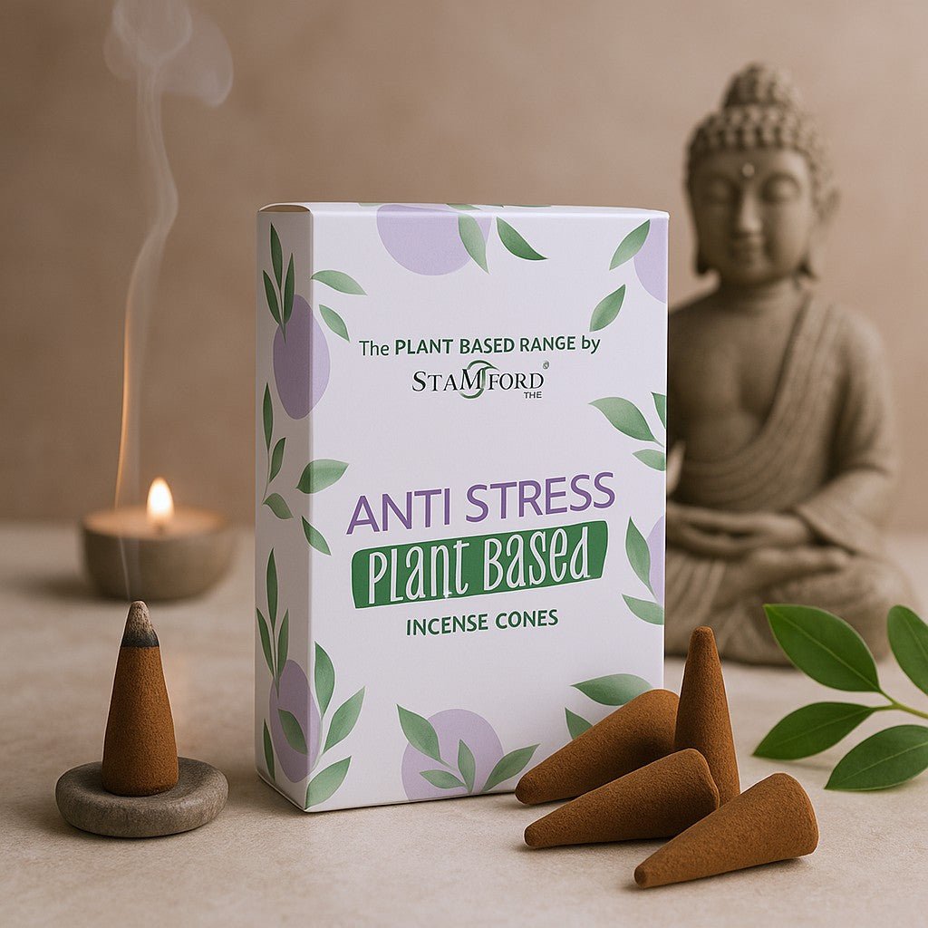 Incense Cones Anti Stress Plant Based 12 Cones - SHAMTAM.COM