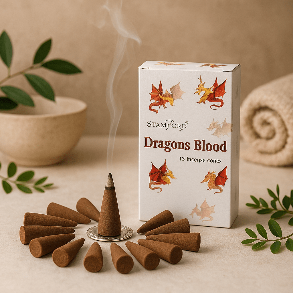 Incense Cones Dragons Blood 15 Pack Stamford - SHAMTAM.COM